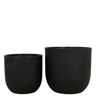 Blomsterpotte Pico sett à 2 stk svart