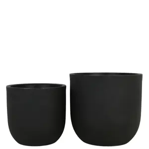 Blomsterpotte Pico sett à 2 stk svart