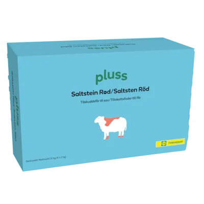 Saltstein rød 6x2 kg