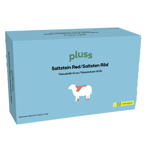Saltstein rød 6x2 kg