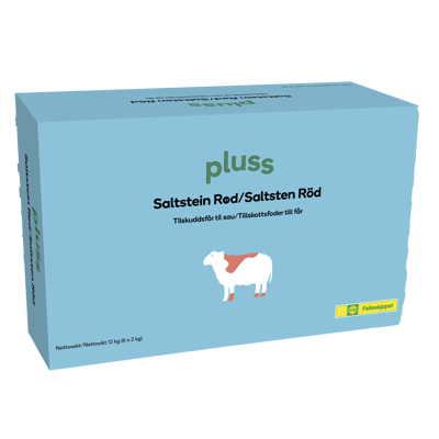 Saltstein rød 6x2 kg