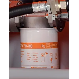 Filter med vannutskiller cube 5000