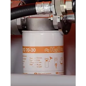 Filter med vannutskiller cube 5000