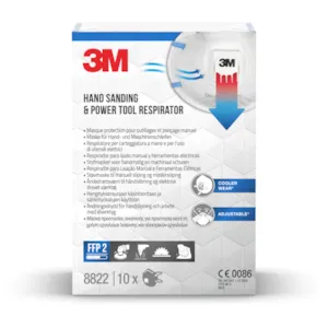 Støvmaske 8822PT FFP2 med ventil 10 pk