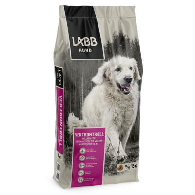 Hundefôr Vektkontroll mellom- og store hunder 15 kg