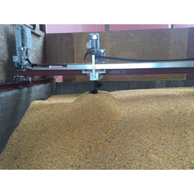 Omrørerskrue for plantørker