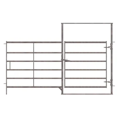 Grind for Storfe med dør 305 cm