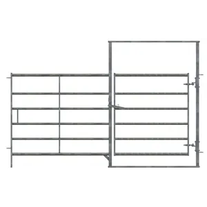 Grind for Storfe med dør 305 cm