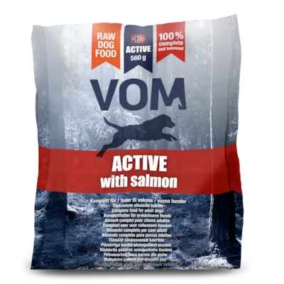 Fullfôr kjøttboller Active laks 560 g