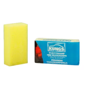 Vaskesvamp med shampoo