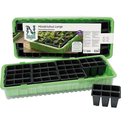 Minidrivhus 57x24 cm