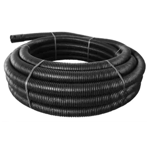 Drensrør i kveil med slisse