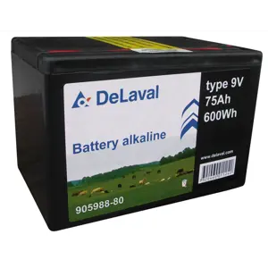 Tørrbatteri 9V 75 Ah