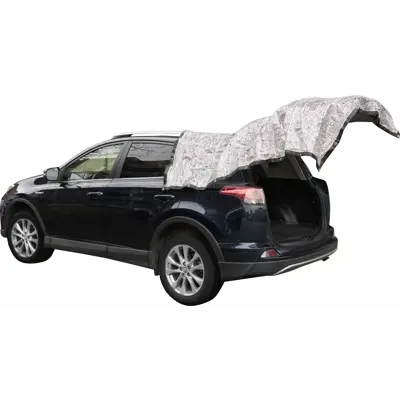 Sølvteppe solskjerming 3x3 m