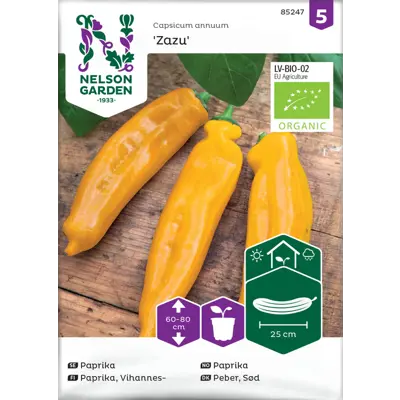 Frø paprika Zazu økologisk