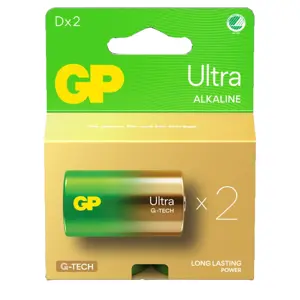 Ultra Alkaline batteri LR20/D 2 pk