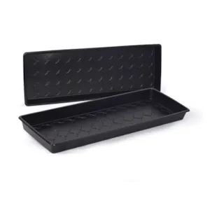 Spirekasse Solid svart 26x68 cm