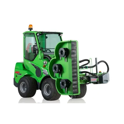 Hekktrimmer med roterende kniver