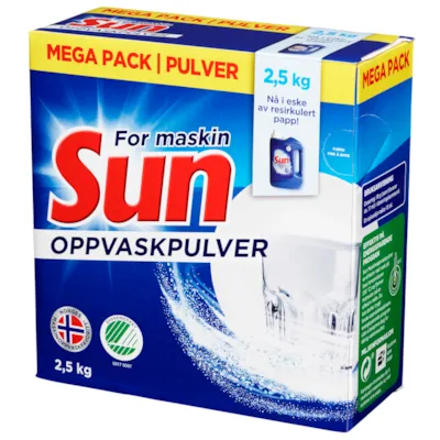 Maskinoppvaskpulver 2,5 kg