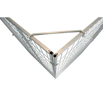 Hjørneavstiver for hundegård