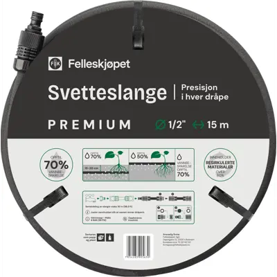 Svetteslange 1/2" 15 m