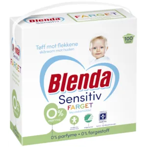 Vaskepulver farget 4,3 kg