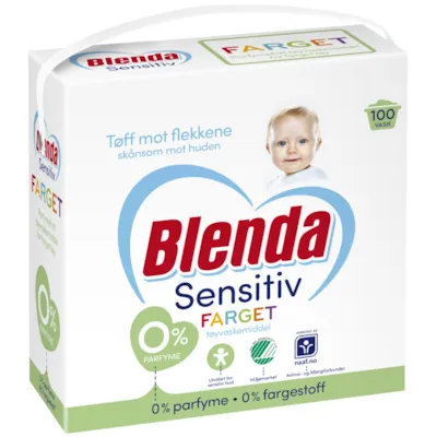 Vaskepulver farget 4,3 kg