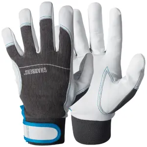 Monteringshansker geitskinn grå