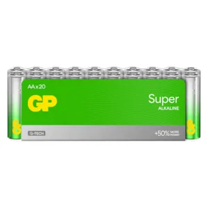 Super Alkaline batteri LR6/AA 20 pk