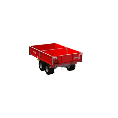 Tilhenger MetaNo med lave karmer, bilde 2