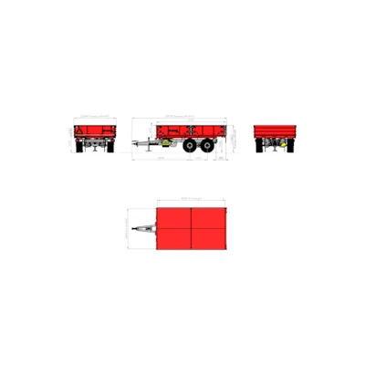 Tilhenger MetaNo med lave karmer, bilde 4