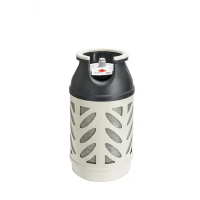 Propanflaske og gass 10 kg kompositt påtrykksventil