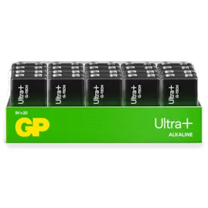 Ultra Plus Alkaline 9V-batteri 1604AUP/6LF22, 20 pk