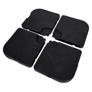 Parasollfot i 4 deler med håndtak