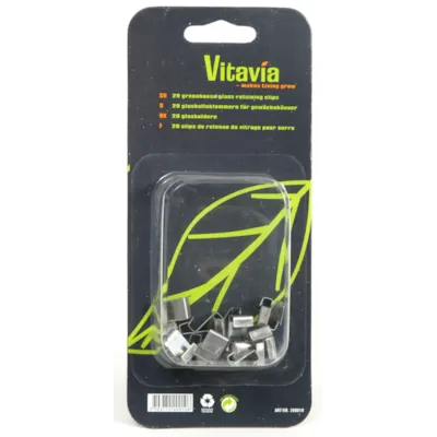 Glassholdere til drivhus 20 stk