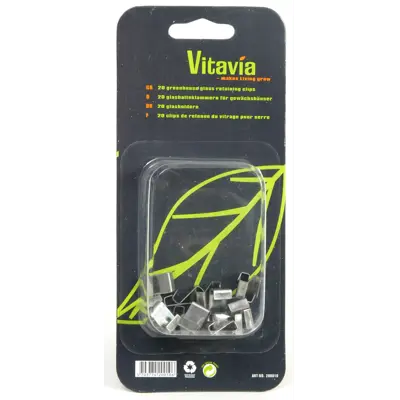 Glassholdere til drivhus 20 stk