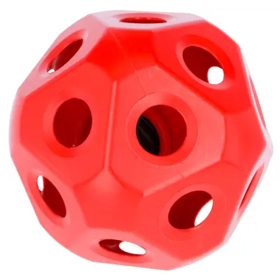 Leke og fôringsball rød