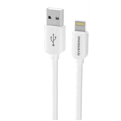 Ladekabel USB-A til Lightning 1 m