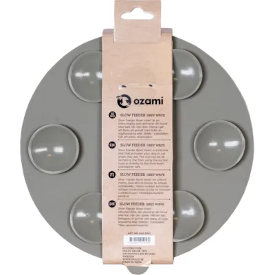 Matskål Slow Feeder grå, bilde 3