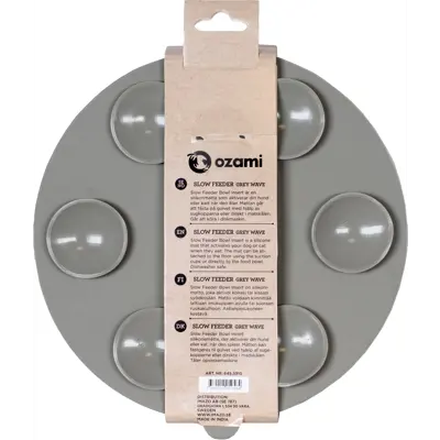 Matskål Slow Feeder grå, bilde 3