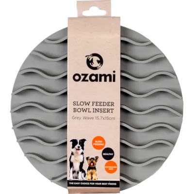 Matskål Slow Feeder grå