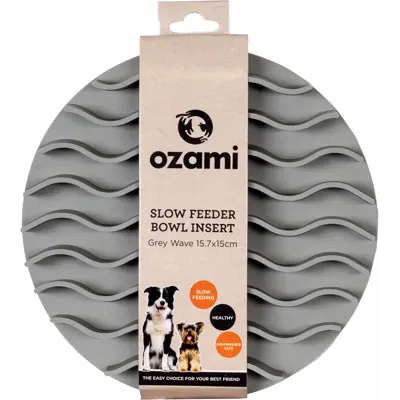 Matskål Slow Feeder grå
