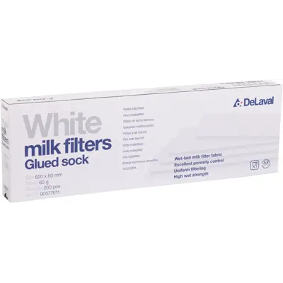 Melkefilter med limte kanter 60 g