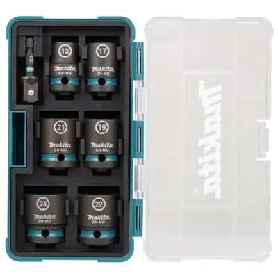 Kraftpipesett Impact Black 1/2" 7 deler, bilde 2