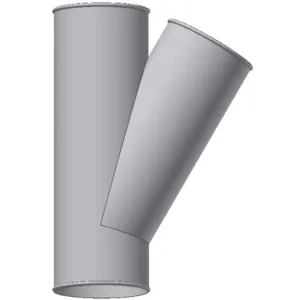 Rett oppsamlingsrør 30 grader