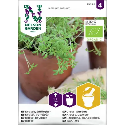 Frø krydderkarse økologisk