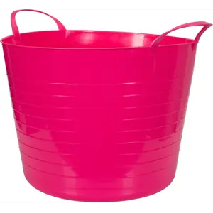 Bøtte fleksibel rosa Flexi 65 L