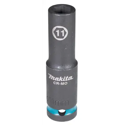 Kraftpipe lang Impact Black 11 mm 1/2"