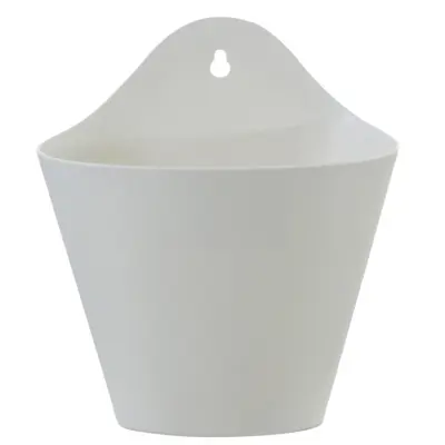 Veggpotte Madrid Ø21,5xH23,5 cm hvit