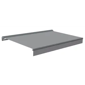 Markise halvkassett grå